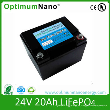 Batería de litio 24V 20ah Batería solar LiFePO4